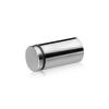 1'' Diameter X 1-3/4'' Barrel Length, Stainless Steel Polished Finish. Easy Fasten Standoff (For Inside Use Only) [Required Material Hole Size: 7/16'']