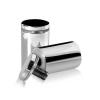 1-1/4'' Diameter X 1-3/4'' Barrel Length, Stainless Steel Polished Finish. Easy Fasten Standoff (For Inside Use Only) [Required Material Hole Size: 7/16'']