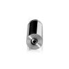 1'' Diameter X 2-1/2'' Barrel Length, Stainless Steel Polished Finish. Easy Fasten Standoff (For Inside Use Only) [Required Material Hole Size: 7/16'']