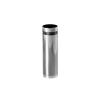 5/8'' Diameter X 1-3/4'' Barrel Length, Stainless Steel Polished Finish. Easy Fasten Standoff (For Inside Use Only) [Required Material Hole Size: 7/16'']