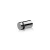 5/8'' Diameter X 3/4'' Barrel Length, Stainless Steel Polished Finish. Easy Fasten Standoff (For Inside Use Only) [Required Material Hole Size: 7/16'']