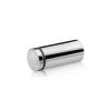 7/8'' Diameter X 1-3/4'' Barrel Length, Stainless Steel Polished Finish. Easy Fasten Standoff (For Inside Use Only) [Required Material Hole Size: 7/16'']