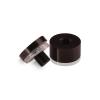 1'' Diameter X 1/2'' Barrel Length, Aluminum Flat Head Standoffs, Bronze Anodized Finish Easy Fasten Standoff (For Inside / Outside use) Tamper Proof Standoff [Required Material Hole Size: 7/16'']