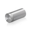 1'' Diameter X 1-3/4'' Barrel Length, Aluminum Flat Head Standoffs, Shiny Anodized Finish Easy Fasten Standoff (For Inside / Outside use) Tamper Proof Standoff [Required Material Hole Size: 7/16'']