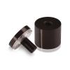 1-1/4'' Diameter X 1'' Barrel Length, Aluminum Flat Head Standoffs, Bronze Anodized Finish Easy Fasten Standoff (For Inside / Outside use) Tamper Proof Standoff [Required Material Hole Size: 7/16'']