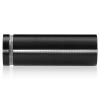 1'' Diameter X 2-1/2'' Barrel Length, Aluminum Flat Head Standoffs, Black Anodized Finish Easy Fasten Standoff (For Inside / Outside use) Tamper Proof Standoff [Required Material Hole Size: 7/16'']