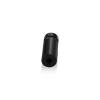 1/2'' Diameter X 1'' Barrel Length, Aluminum Flat Head Standoffs, Black Anodized Finish Easy Fasten Standoff (For Inside / Outside use) Tamper Proof Standoff [Required Material Hole Size: 3/8'']