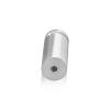 3/4'' Diameter X 1-3/4'' Barrel Length, Aluminum Flat Head Standoffs, Shiny Anodized Finish Easy Fasten Standoff (For Inside / Outside use) Tamper Proof Standoff [Required Material Hole Size: 7/16'']