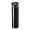 3/4'' Diameter X 2-1/2'' Barrel Length, Aluminum Flat Head Standoffs, Black Anodized Finish Easy Fasten Standoff (For Inside / Outside use) Tamper Proof Standoff [Required Material Hole Size: 7/16'']