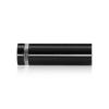 5/8'' Diameter X 1-3/4'' Barrel Length, Aluminum Flat Head Standoffs, Black Anodized Finish Easy Fasten Standoff (For Inside / Outside use) Tamper Proof Standoff [Required Material Hole Size: 7/16'']