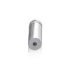 5/8'' Diameter X 1-3/4'' Barrel Length, Aluminum Flat Head Standoffs, Shiny Anodized Finish Easy Fasten Standoff (For Inside / Outside use) Tamper Proof Standoff [Required Material Hole Size: 7/16'']
