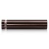5/8'' Diameter X 2-1/2'' Barrel Length, Aluminum Flat Head Standoffs, Bronze Anodized Finish Easy Fasten Standoff (For Inside / Outside use) Tamper Proof Standoff [Required Material Hole Size: 7/16'']