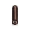 5/8'' Diameter X 2-1/2'' Barrel Length, Aluminum Flat Head Standoffs, Bronze Anodized Finish Easy Fasten Standoff (For Inside / Outside use) Tamper Proof Standoff [Required Material Hole Size: 7/16'']