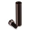 5/8'' Diameter X 2-1/2'' Barrel Length, Aluminum Flat Head Standoffs, Bronze Anodized Finish Easy Fasten Standoff (For Inside / Outside use) Tamper Proof Standoff [Required Material Hole Size: 7/16'']