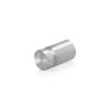 5/8'' Diameter X 3/4'' Barrel Length, Aluminum Flat Head Standoffs, Shiny Anodized Finish Easy Fasten Standoff (For Inside / Outside use) Tamper Proof Standoff [Required Material Hole Size: 7/16'']