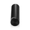 7/8'' Diameter X 2-1/2'' Barrel Length, Aluminum Flat Head Standoffs, Black Anodized Finish Easy Fasten Standoff (For Inside / Outside use) Tamper Proof Standoff [Required Material Hole Size: 7/16'']