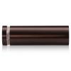 7/8'' Diameter X 2-1/2'' Barrel Length, Aluminum Flat Head Standoffs, Bronze Anodized Finish Easy Fasten Standoff (For Inside / Outside use) Tamper Proof Standoff [Required Material Hole Size: 7/16'']