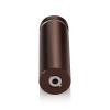 7/8'' Diameter X 2-1/2'' Barrel Length, Aluminum Flat Head Standoffs, Bronze Anodized Finish Easy Fasten Standoff (For Inside / Outside use) Tamper Proof Standoff [Required Material Hole Size: 7/16'']