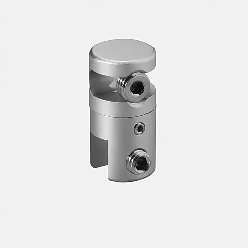 Pivoting Support - Up to 3/8'' - Single Sided - Side Clamp - Aluminum - For Rod