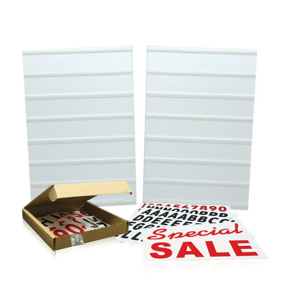 Plasticade 24'' Wide x 36'' Tall Message Board w/ 4''Hight Letters