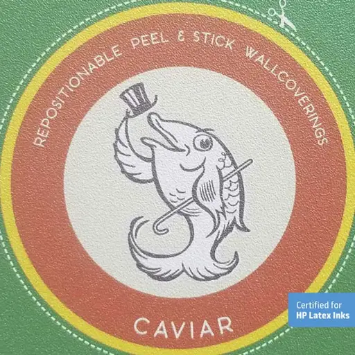 [DS-CVR15RFR-54100] 54'' x 100 Yards Roll - DreamScape Premium Polymeric Printable White Vinyl Wall + Floor Wrap - Caviar Texture - 13.0 Mil - Clear Back Permanently Repositionable Adhesive