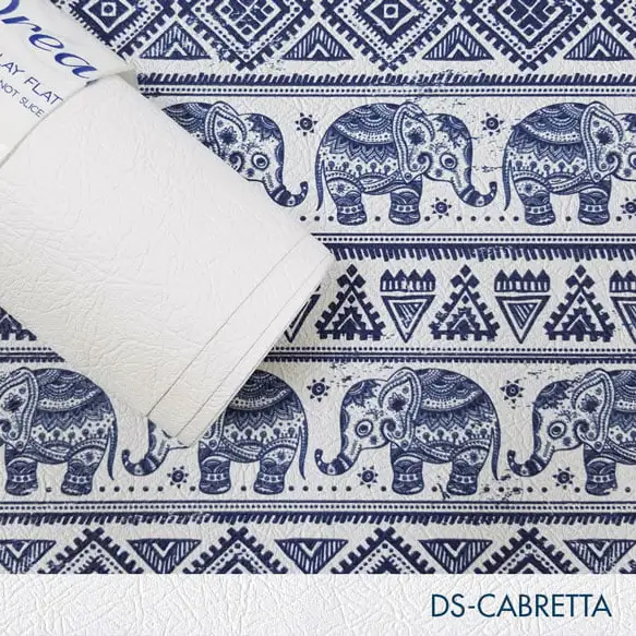 54'' x 50 Yards Roll - DreamScape Premium Polymeric Printable White Vinyl WallWrap - Cabretta Texture - 17.0 Mil - Clear Back Permanently Repositionable Adhesive