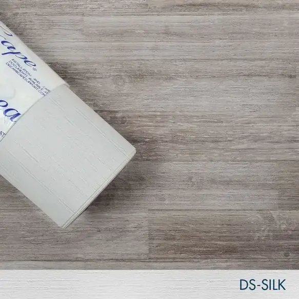 [DS-SILK20-5450] 54'' x 50 Yards Roll - DreamScape Premium Polymeric Printable White Vinyl WallWrap - Silk Texture - 27.0 Mil - Clear Back Permanently Repositionable Adhesive