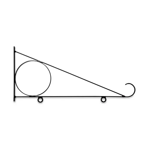 Horizontal Flat Bar Steel Sign Bracket