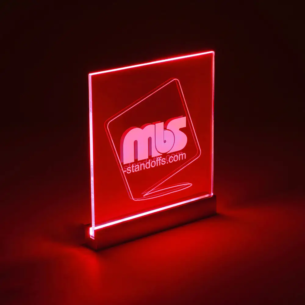 Red LED Sign Clamps