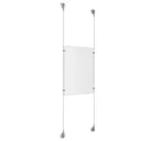 Ceiling/Floor/Wall Adjustable Stainless Steel Full Acrylic/ Signature 1.5mm Cable System Kits