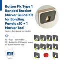 Type 1 Bonded Fix + Button, Complete Kits with Marker Tools