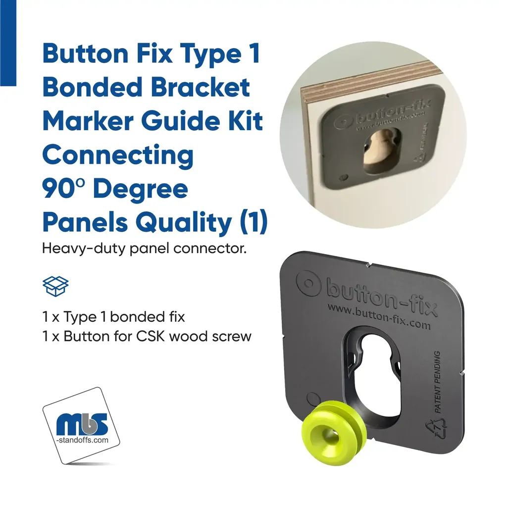 Type 1 Bonded Fix + Button (Sold as Pair)