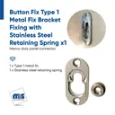 Type 1 Metal Fix + Stainless Steel Retaining Spring Kits (Marker Tools sold separately)