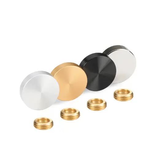 13/16" (3/4") Diameter Flat Head Screw Covers - Set of 4