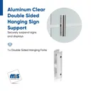 Double-Sided Panel Support for 1/4" Thick Material