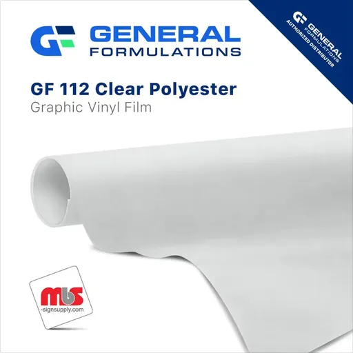 General Formulations 112 Clear Mounting Film