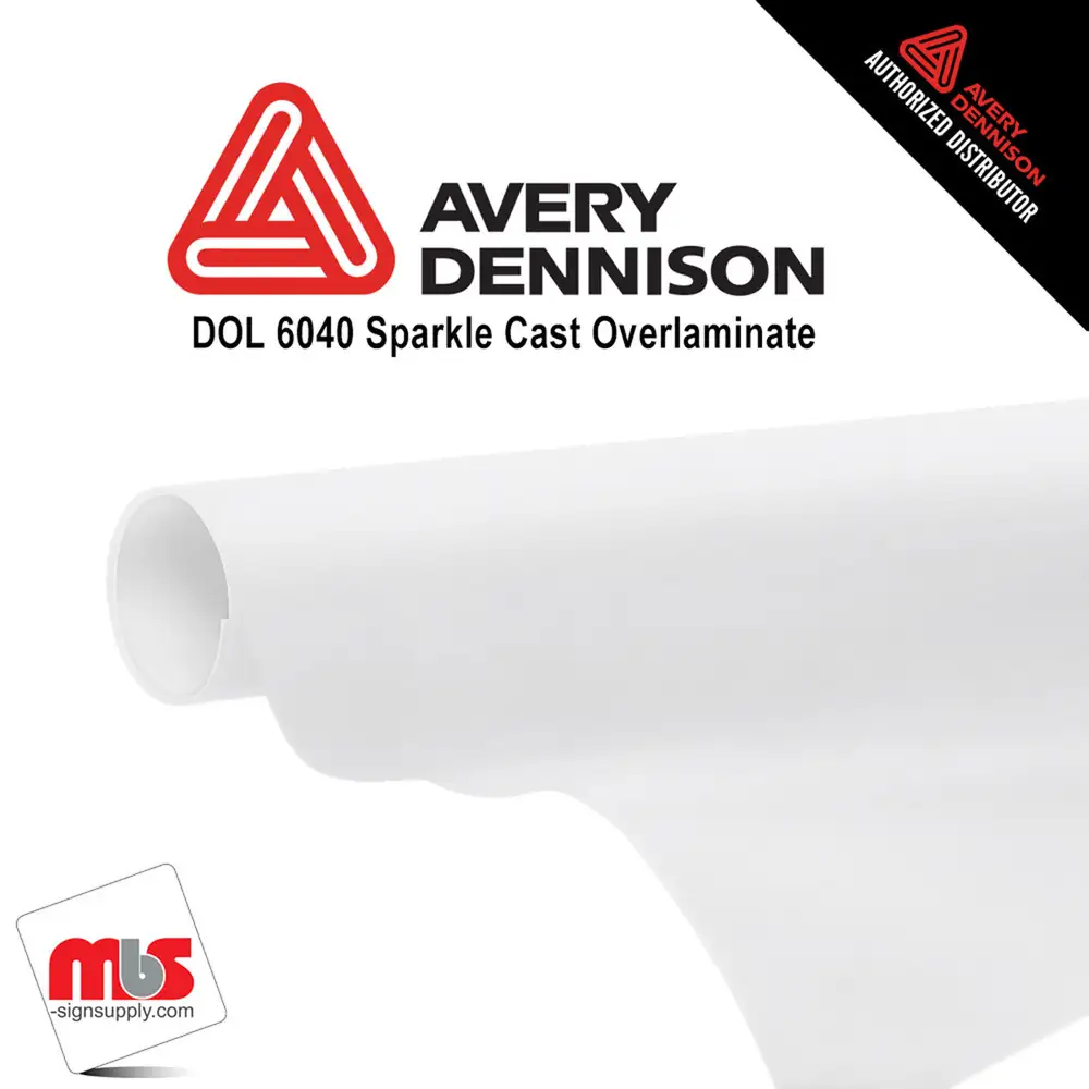 Avery Dennison DOL 6460 Overlaminate, Clear Liner Vinyl Film