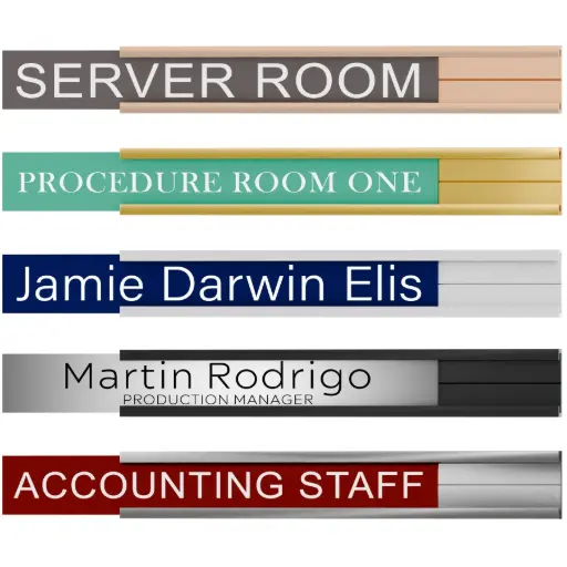 3/4'' Wall & Door Name Plates