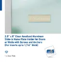 2-1/2'' Wall & Door Name Plates