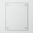 Set of 2 glasses to Insert Vertical (Portrait) Letter Paper (8 1/2'' x 11'')