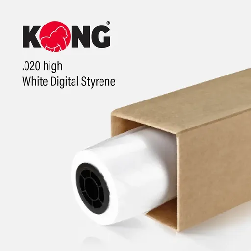 [SOL5670-54150M] 54'' x 150' Roll - .020 high White Digital Styrene