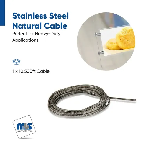[SC116-43] Stainless Steel Cable 1/16'' (1.5mm)10,500 ft (3200 Meter)