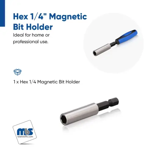 [MBH1/4] Hex 1/4 Magnetic Bit Holder (1/4'' Hex Mount)