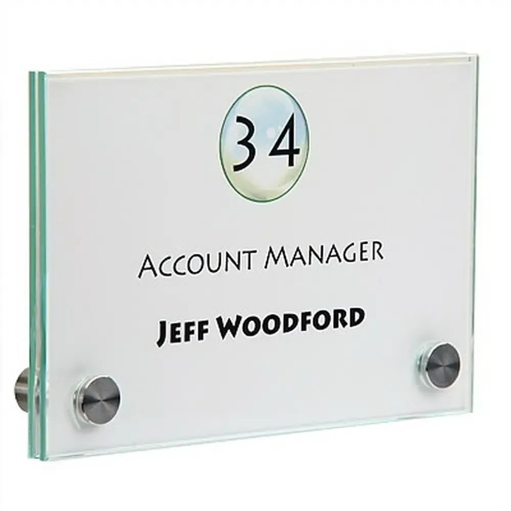 Full Set Wall Sizes 6''x 4'' Glass, Standoff: 1''